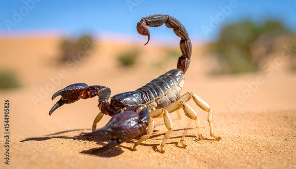 Obraz Generated image Aggressive scorpion danger animal 