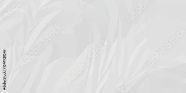 Fototapeta White crumpled and creased paper abstract texture background. panorama grunge wrinkly paper texture background, crumpled pattern texture.3d crumpled white paper texture.