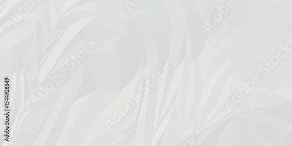 Fototapeta White crumpled and creased paper abstract texture background. panorama grunge wrinkly paper texture background, crumpled pattern texture.3d crumpled white paper texture.