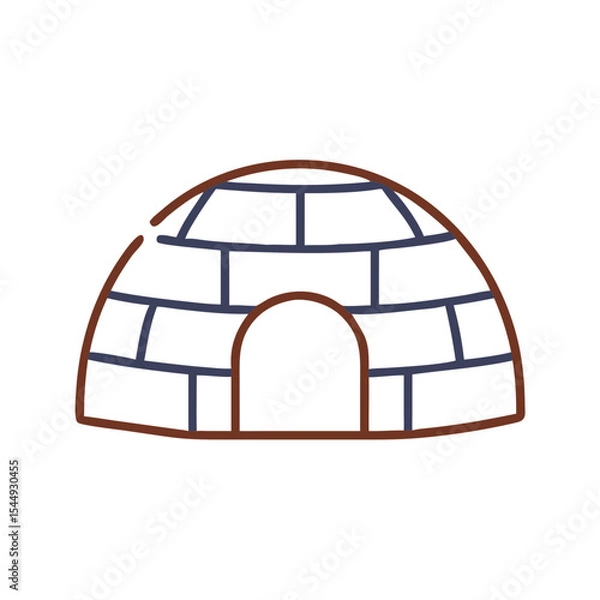Fototapeta Igloo icon