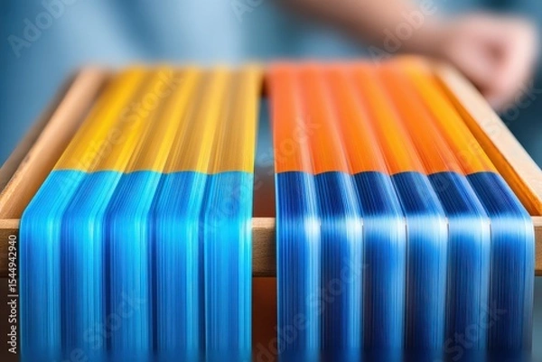 Fototapeta Comparative view of flexible and traditional solar panels in test lab, engineers evaluating efficiency and materials, showcasing diverse solar energy innovations.