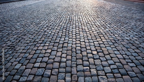 Obraz cobblestone pavement texture