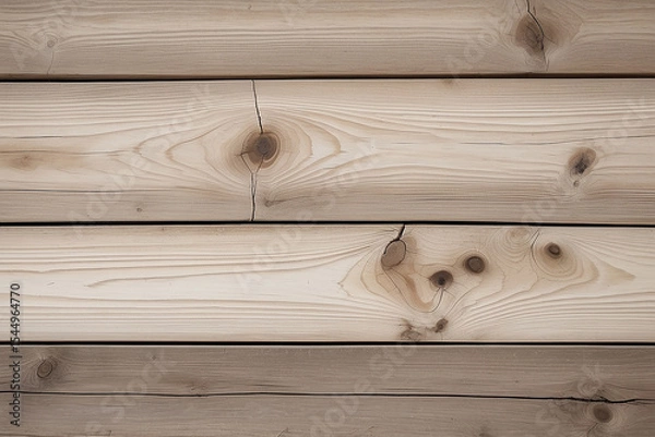 Fototapeta Light Brown Rustic Wood Planks Background Texture image 1