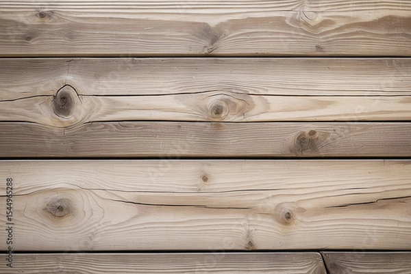 Fototapeta Light Brown Rustic Wood Planks Background Texture image 3