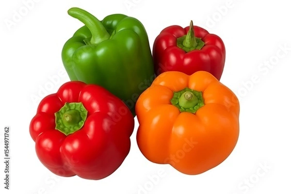 Fototapeta 4 capsicum in different colours