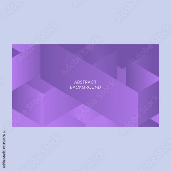 Fototapeta Abstract geometric background with diagonal gradient shapes. Vector vibrant logo presentation background design in purple color.