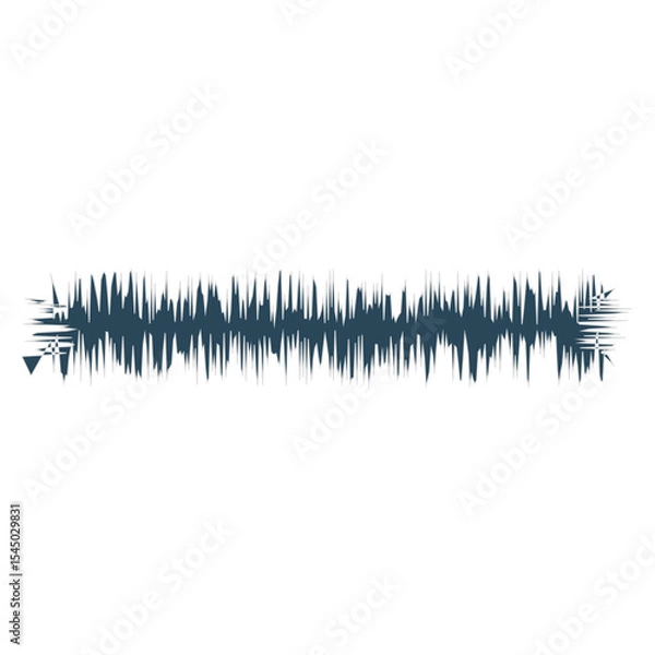 Fototapeta Blank Jagged Rectangle Line Frame