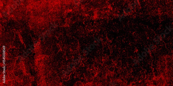 Obraz Abstract red grunge background with copy space. Dark red slate background toned classic color. old red color wall background texture. dirty rustic fire red texture.