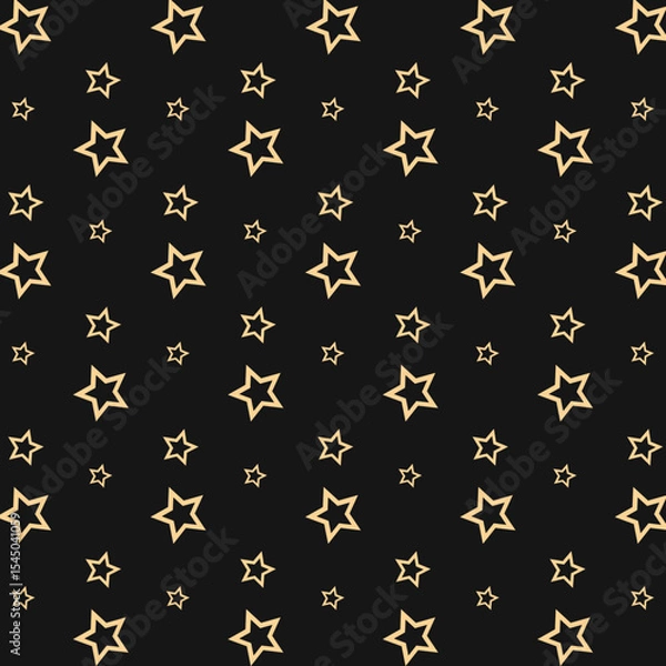 Obraz Stars outline Luxury trendy decorative design beautiful abstract vector illustration artwork
