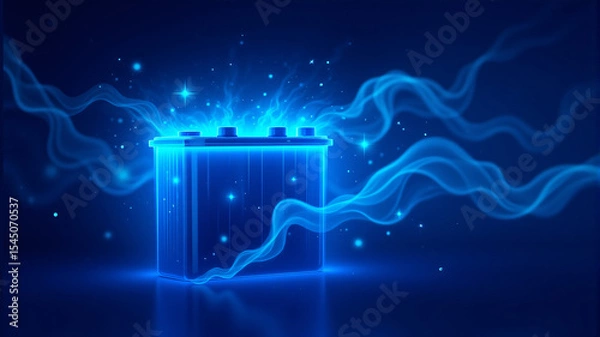 Fototapeta Advanced Battery Technology for Enhanced Performance