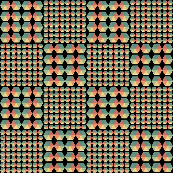 Obraz seamless geometric pattern