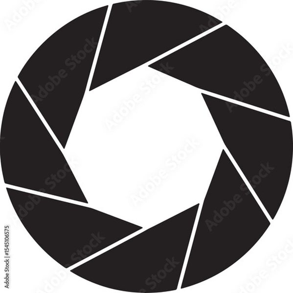 Obraz Black and white vector illustration