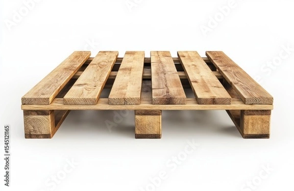 Obraz wooden chair isolated on white