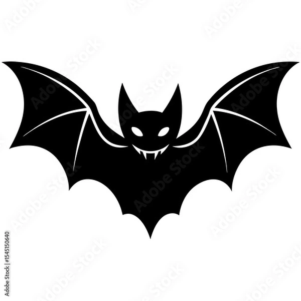 Obraz halloween bat vector