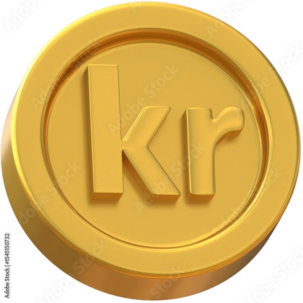 Obraz Swedish Krona Coin