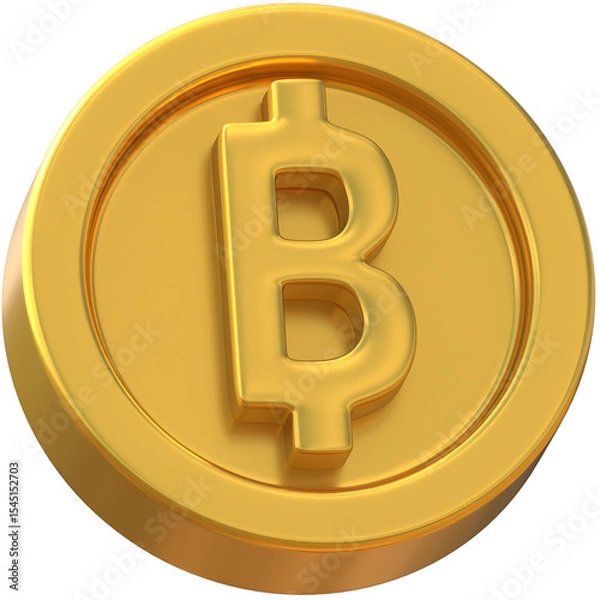 Obraz Thai Baht Coin