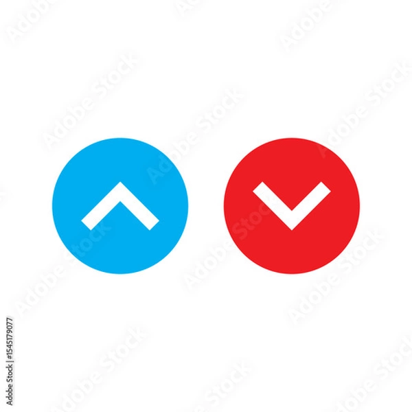 Obraz up down arrow button icon