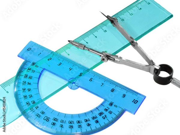 Obraz set instruments  for geometric drawings