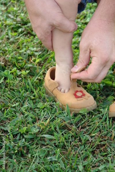 Fototapeta insert foot...