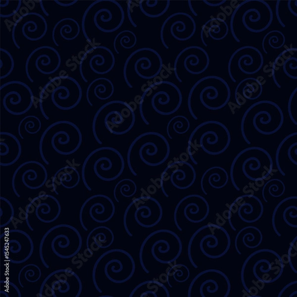 Fototapeta The pattern is an image of a magical dark blue color. Packaging and fabric design.