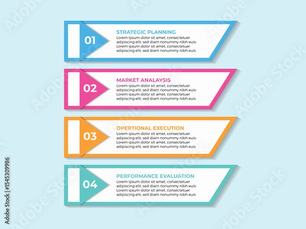 Fototapeta Charity and Donation Infographic Template. Line Icons Design with Numbers 4 Options or Steps. Infographic Design for Workflow Layout, Diagram, Annual Report, Web Design etc.
