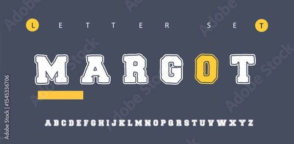 Fototapeta Mascot Modern minimal logo alphabet font. Abstract scifi science futuristic typography sport, technology, fashion, digital, future creative logos fonts. vector illustration