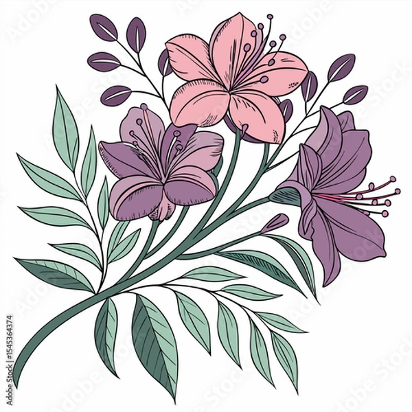 Fototapeta a Flower Design Project or Artwork