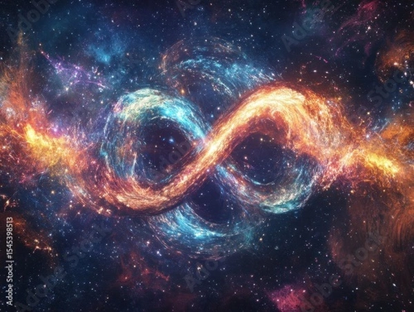 Fototapeta Stunning nebula in space