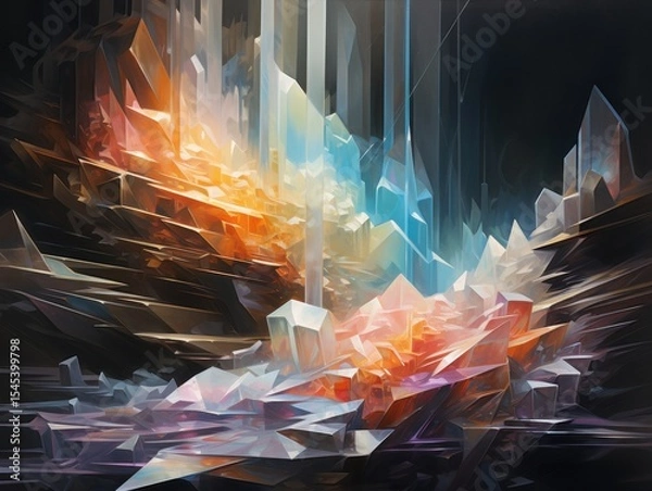 Fototapeta Abstract digital art