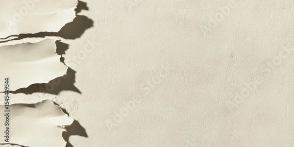 Obraz Torn Paper Texture Featuring a Soft Vintage Background That Evokes Nostalgia and Warmth