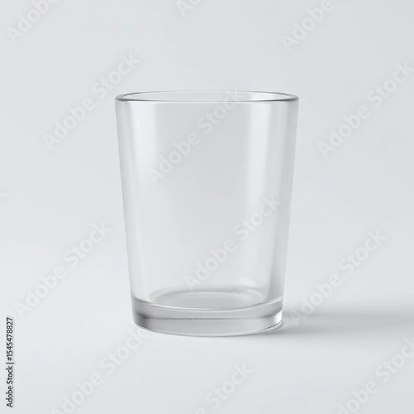 Obraz Clear Glass Tumbler Simple Elegance for Everyday Use