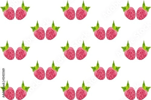 Fototapeta lovely raspberry background