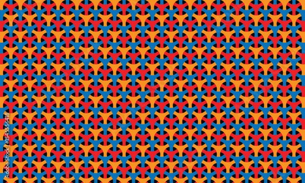Fototapeta 3D style pattern background vector