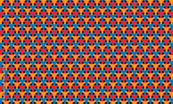 Fototapeta 3D style pattern background vector