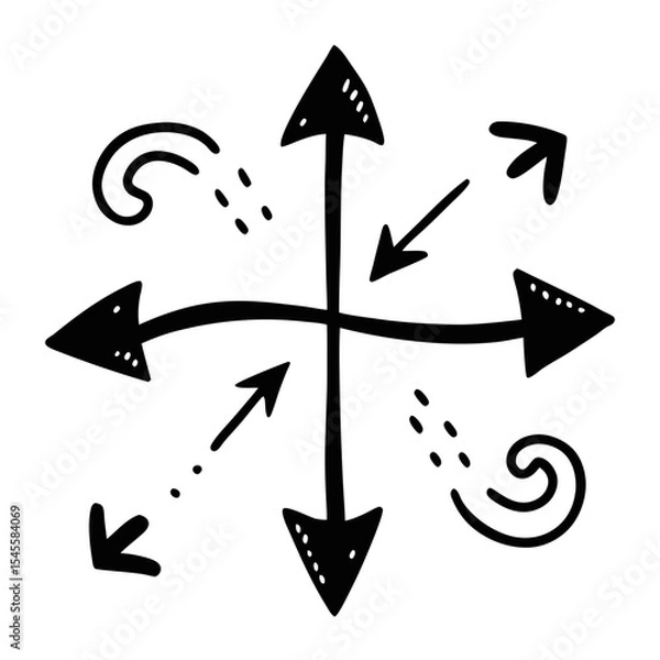 Fototapeta set of arrows