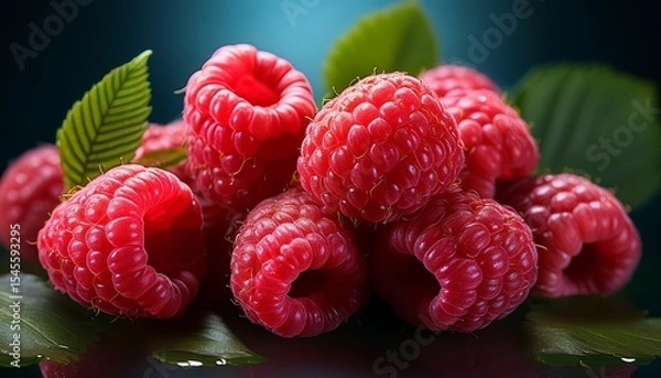 Fototapeta des framboises