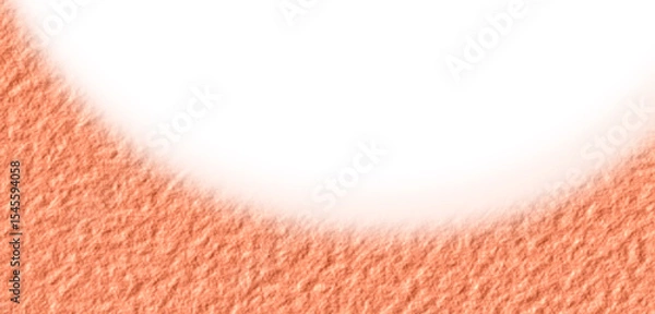 Fototapeta 白いコピースペース。でこぼことしたオレンジ色のグラデーション。