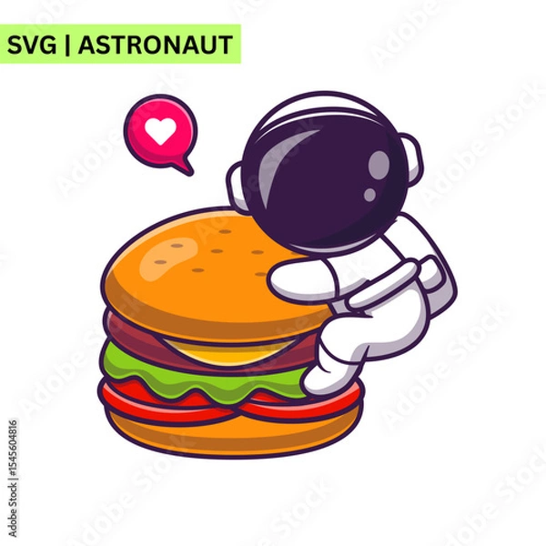Obraz A captivating astronaut illustration featuring an astronaut floating among vibrant nebulae and stars, symbolizing the wonders of space exploration.