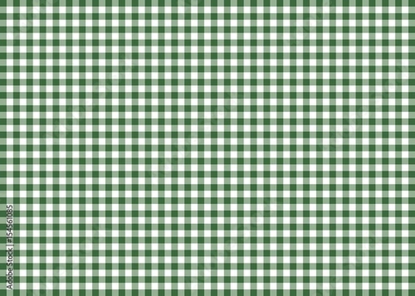 Obraz Dark Green Gingham Pattern Background