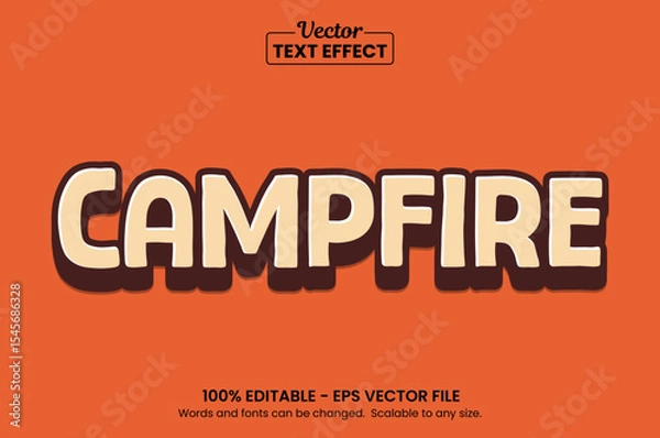 Fototapeta Retro vintage text effect, Editable text effect