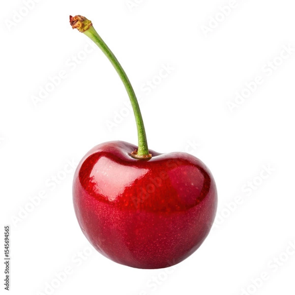 Fototapeta cherry isolated isolated on transparent