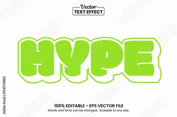 Fototapeta Retro vintage text effect, Editable text effect
