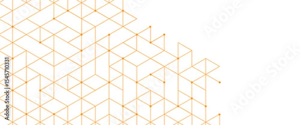 Obraz Vector abstract geometric modern triangles technology pattern background