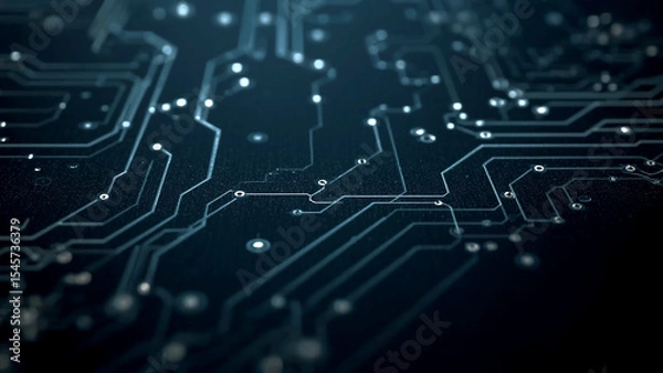 Fototapeta futuristic background in deep blacks and neutral greys, featuring a soft matte texture with clean geometric grid lines subtly layered