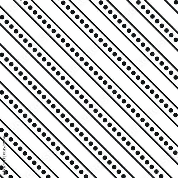 Fototapeta abstract Diagonal lines and dot pattern design