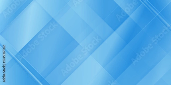 Obraz Contemporary abstract geometric background, Abstract Geometric Blue Background with Gradient color abstract modern geometric lines, abstract blue square with triangles and various geometric stripes.