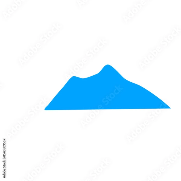 Obraz Blue mountain cartoon