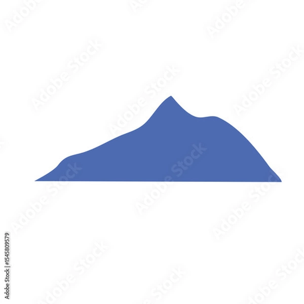 Obraz Blue mountain cartoon