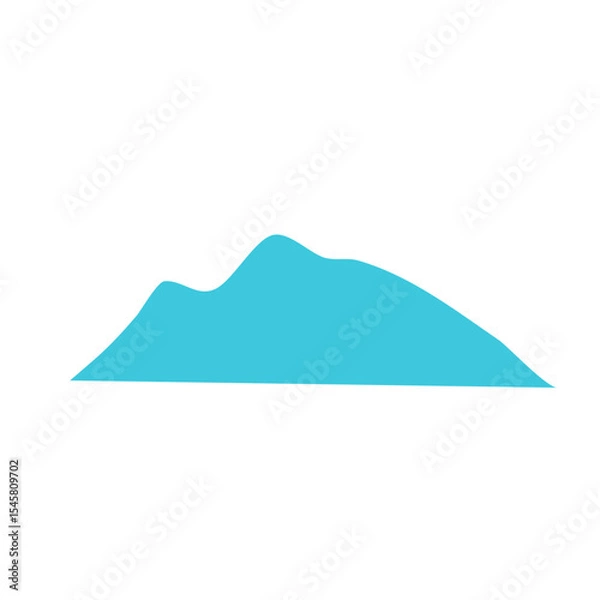 Obraz Blue mountain cartoon