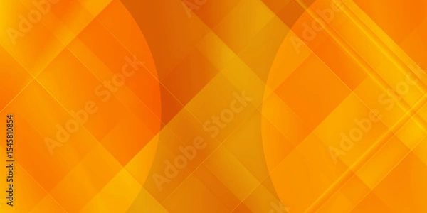 Fototapeta modern orange color abstract background with seamless pattern, business and technology concept background with orange stripes and geometric shapes, abstract orange background with lines and triangles.